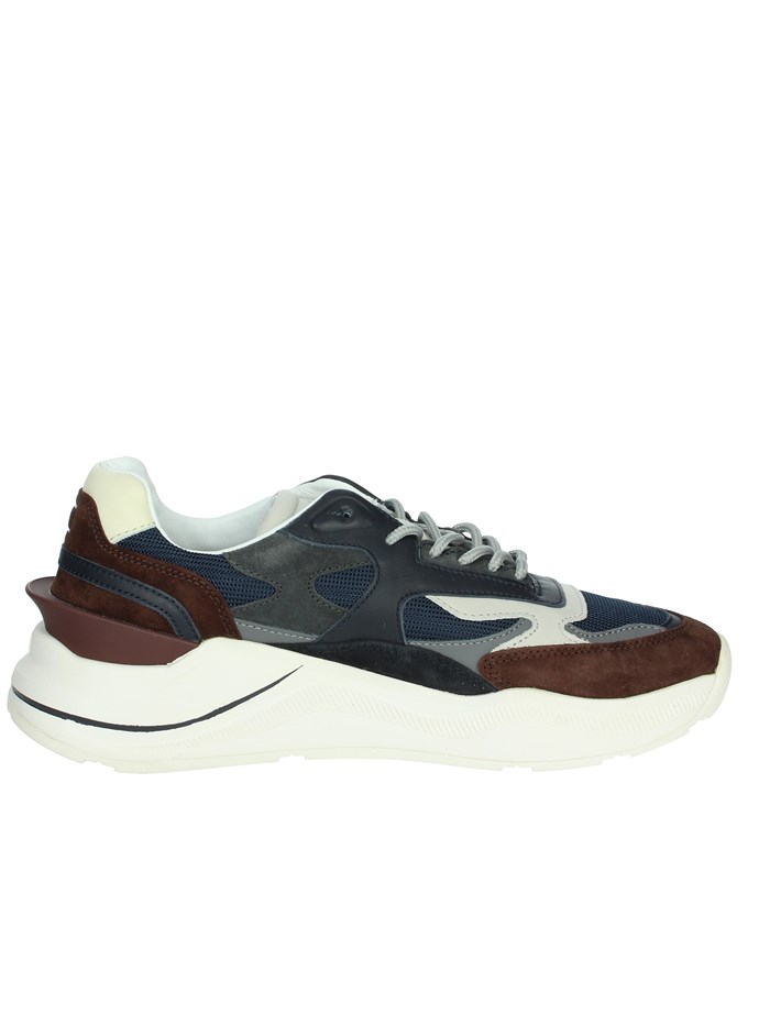 SNEAKERS BASSA M411-FG-CL-BL MARRONE/BLU