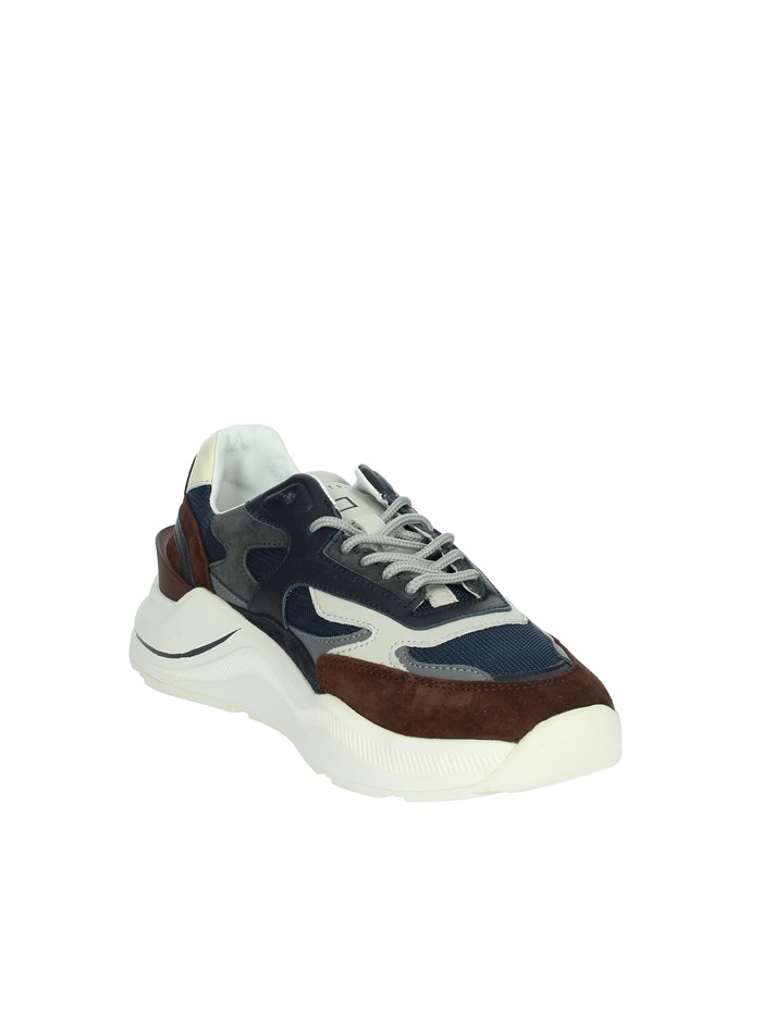 SNEAKERS BASSA M411-FG-CL-BL MARRONE/BLU