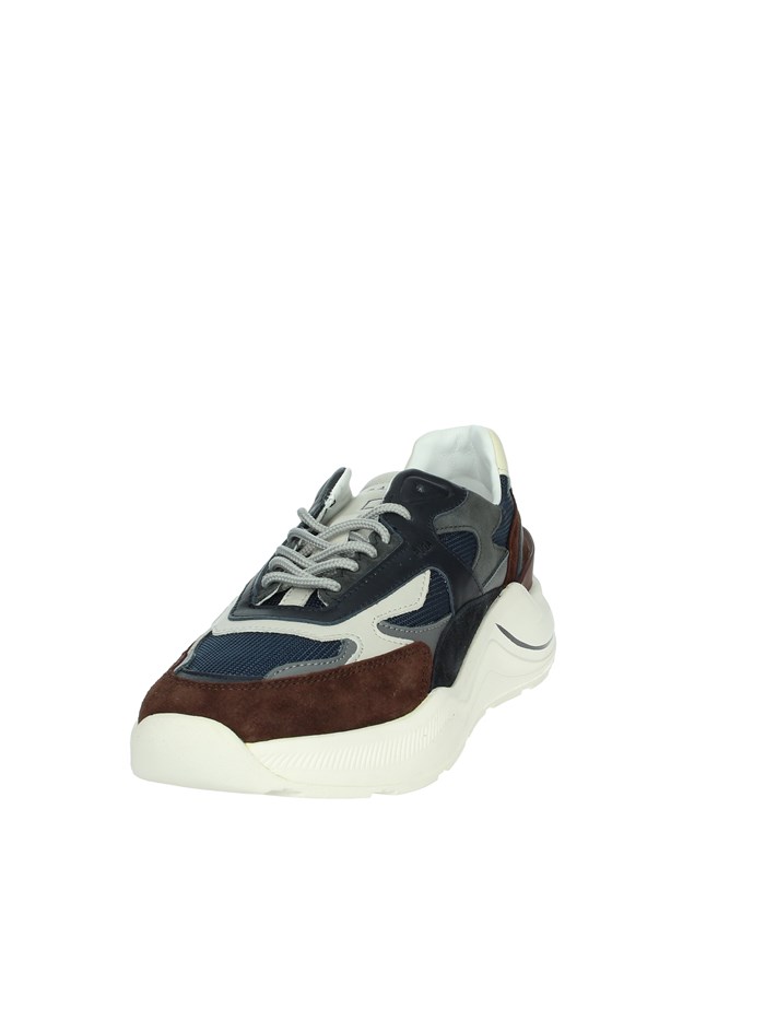 SNEAKERS BASSA M411-FG-CL-BL MARRONE/BLU