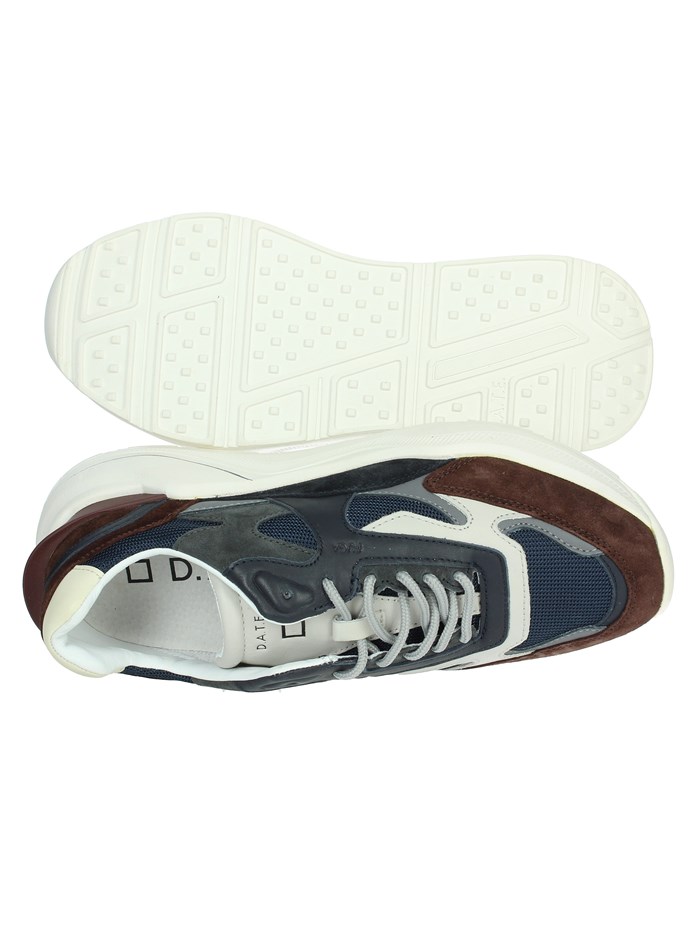 SNEAKERS BASSA M411-FG-CL-BL MARRONE/BLU