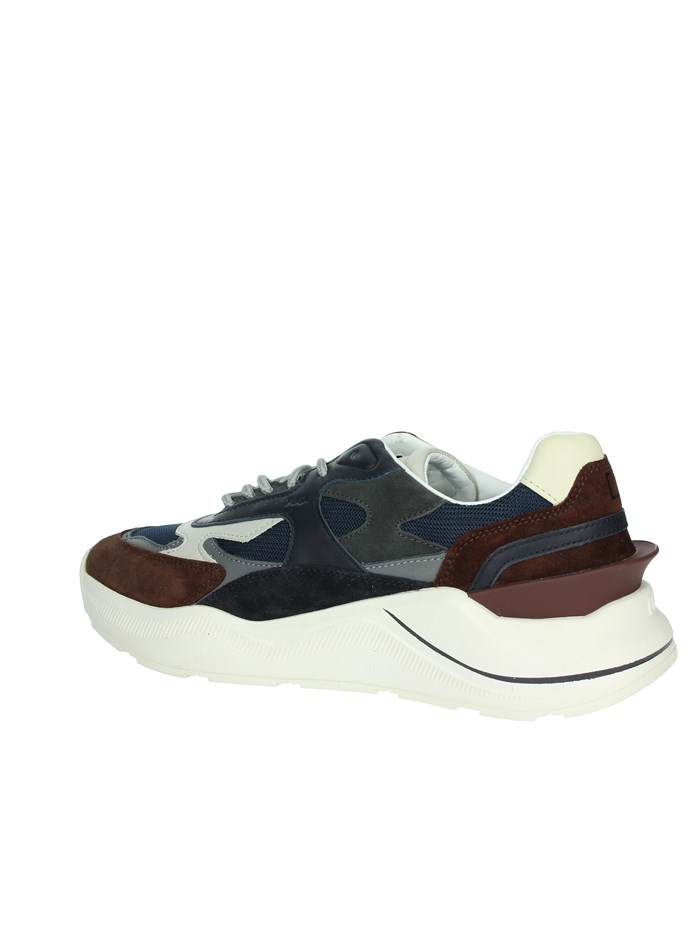 SNEAKERS BASSA M411-FG-CL-BL MARRONE/BLU