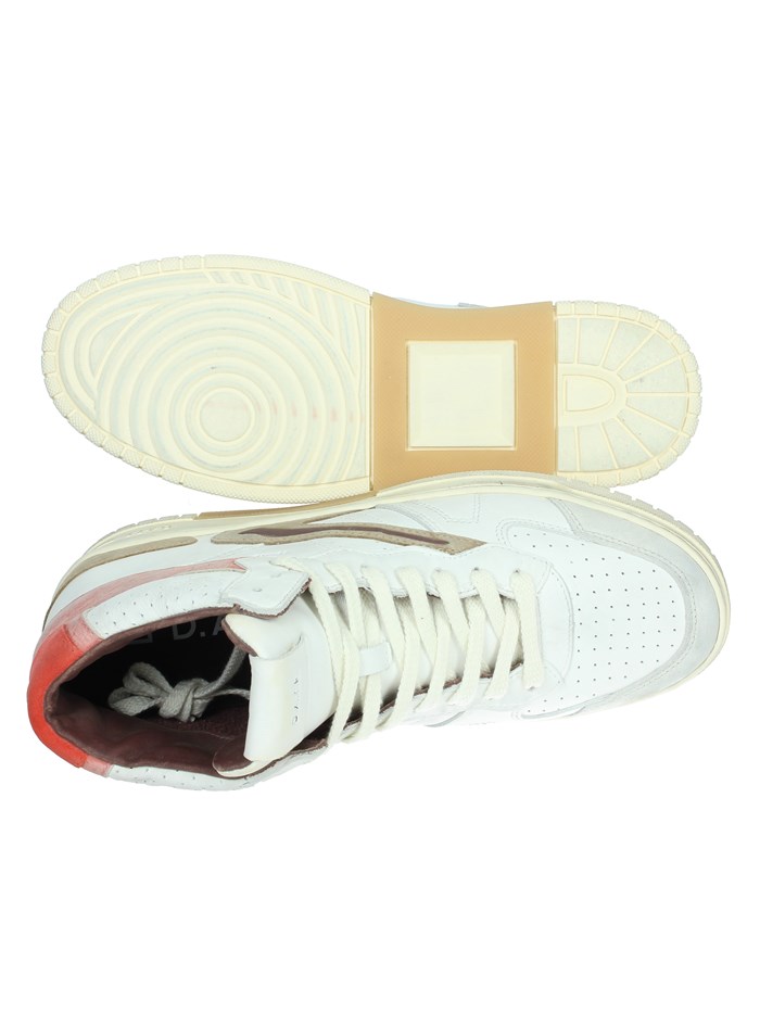 SNEAKERS ALTA M411-TH-VC-WR BIANCO/ROSSO