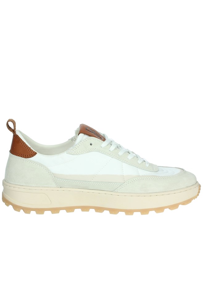 SNEAKERS BASSA M411-K2-BA-HW BIANCO/CUOIO