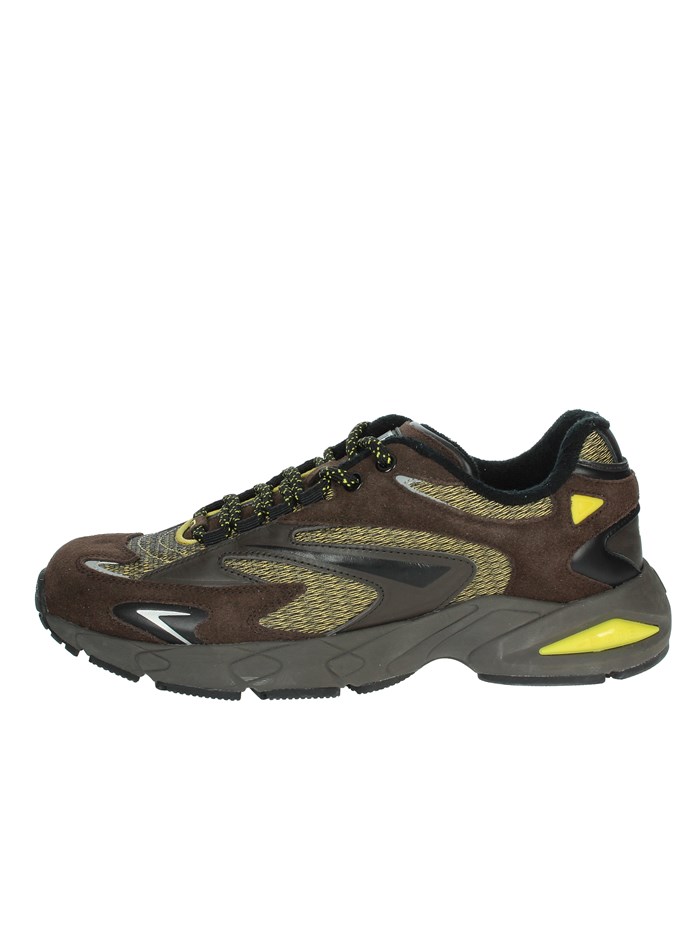 SNEAKERS BASSA M411-SN-OD-YE MARRONE