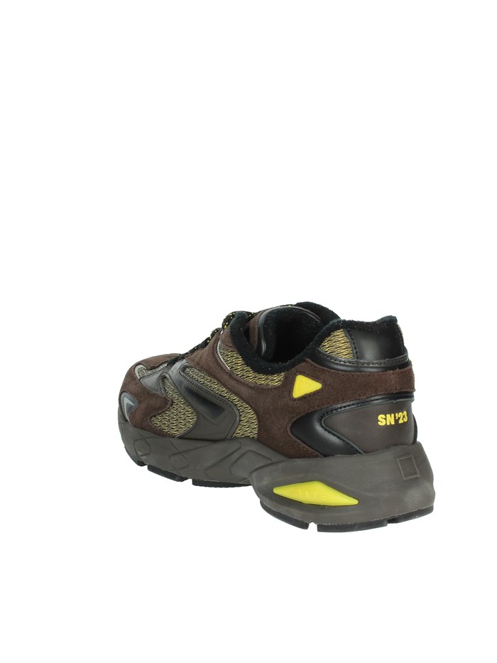 SNEAKERS BASSA M411-SN-OD-YE MARRONE