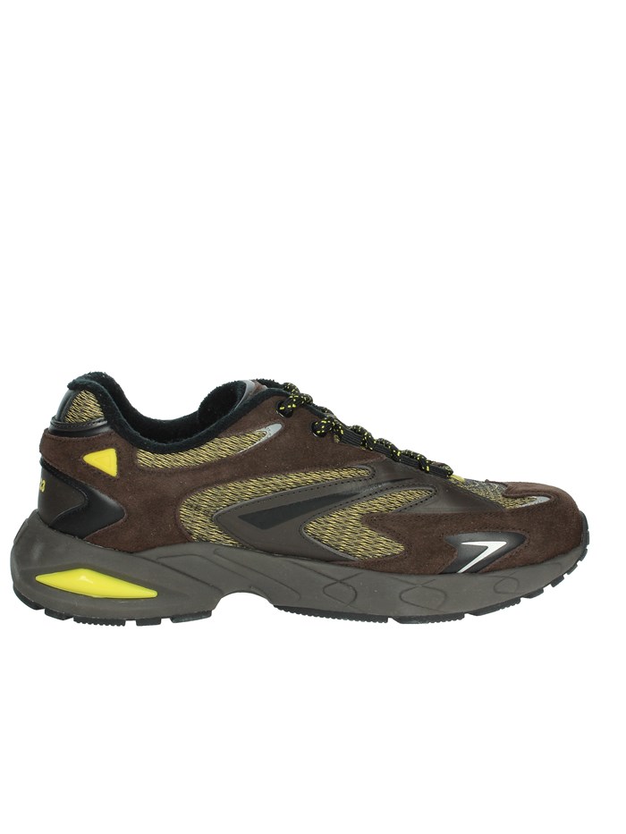 SNEAKERS BASSA M411-SN-OD-YE MARRONE