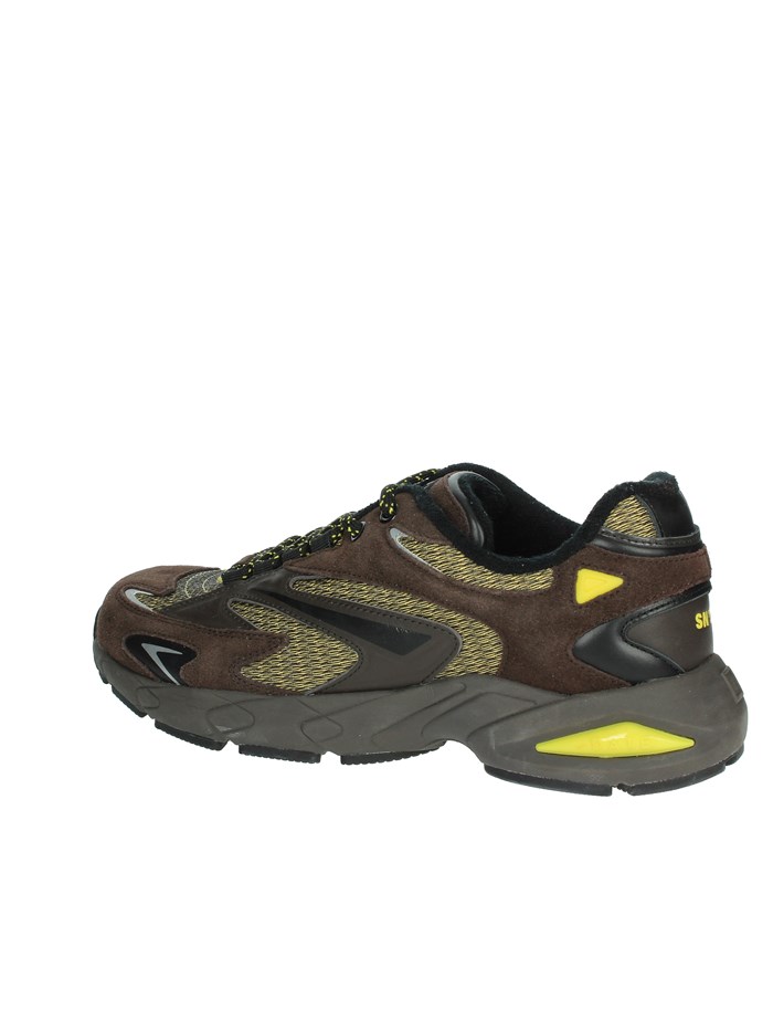 SNEAKERS BASSA M411-SN-OD-YE MARRONE