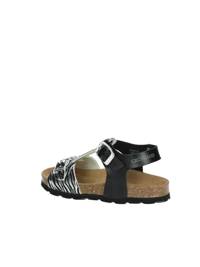 SANDALI BASSI SB1138-70 NERO/ARGENTO
