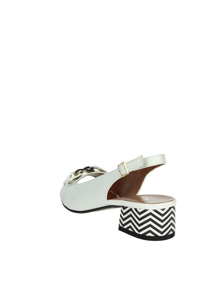 SANDALI CON TACCO 075651DP BIANCO