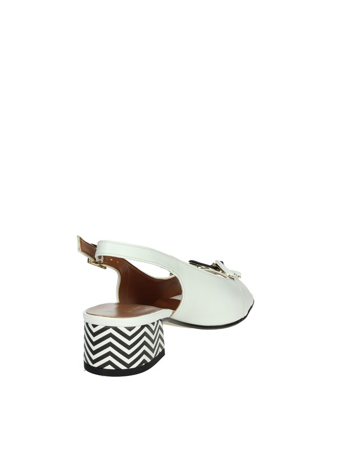 SANDALI CON TACCO 075651DP BIANCO