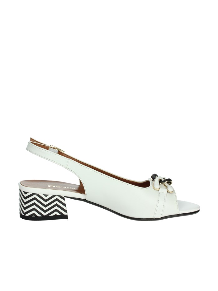 SANDALI CON TACCO 075651DP BIANCO