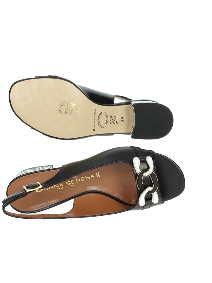 SANDALI CON TACCO 075651DP NERO