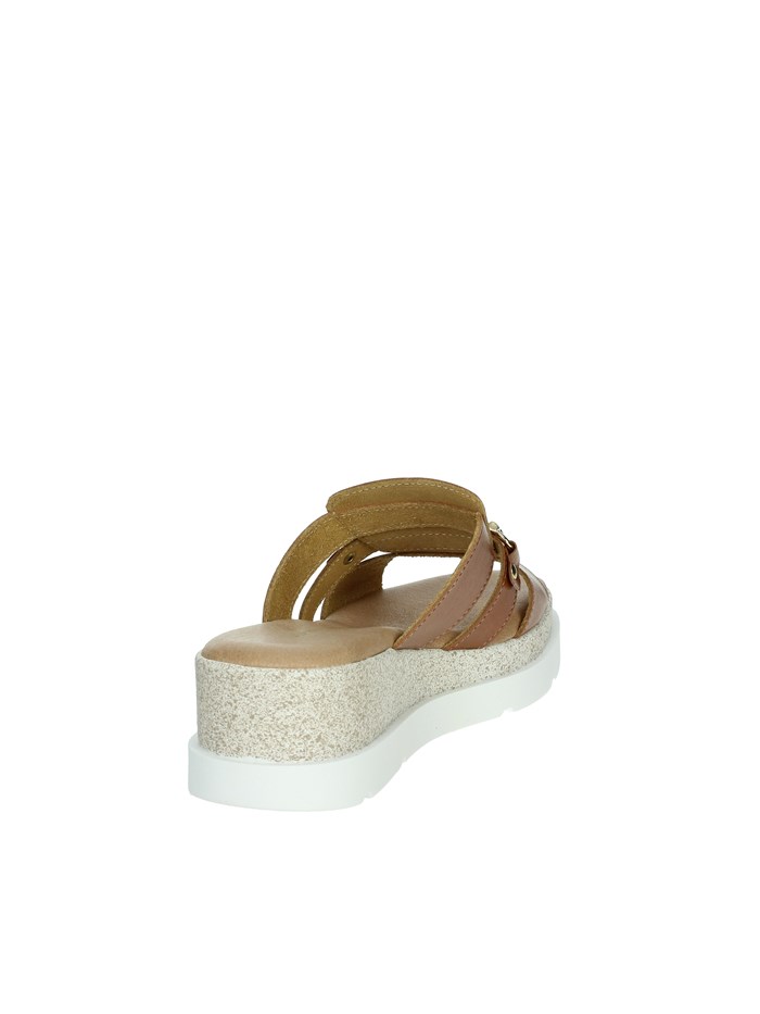 CIABATTE CON ZEPPA 255684DP CUOIO