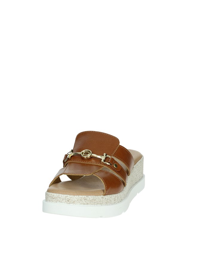 CIABATTE CON ZEPPA 255684DP CUOIO