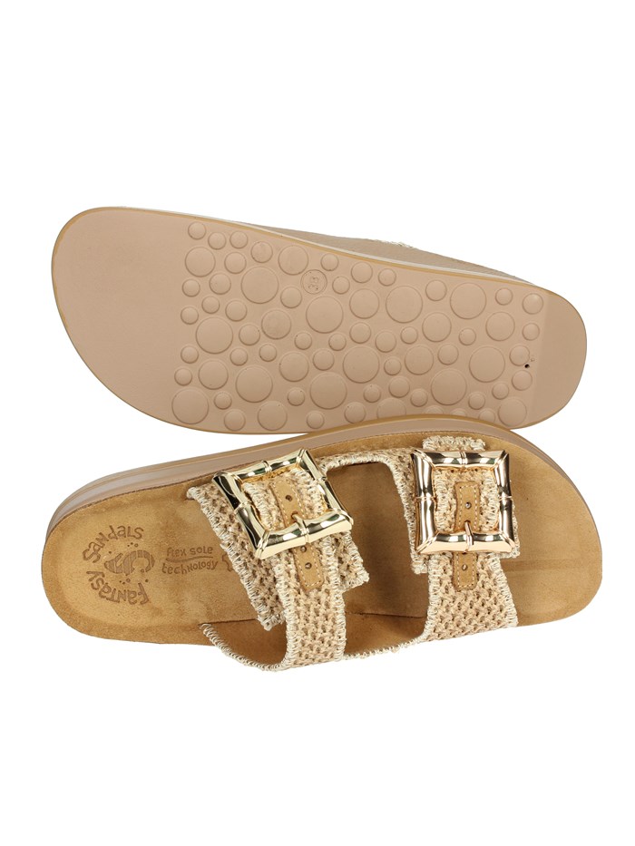 CIABATTE CON ZEPPA S1111 BAMBOO CUOIO