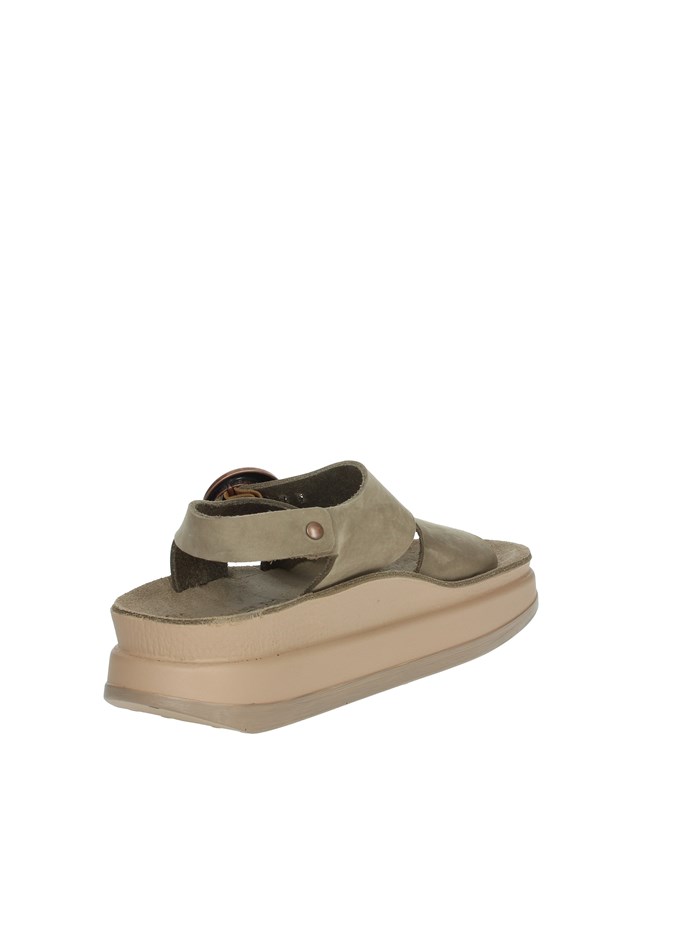 SANDALI CON ZEPPA S1110 JUNIA MARRONE