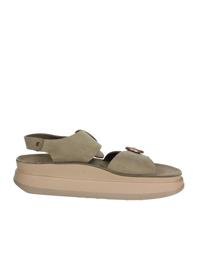 SANDALI CON ZEPPA S1110 JUNIA MARRONE