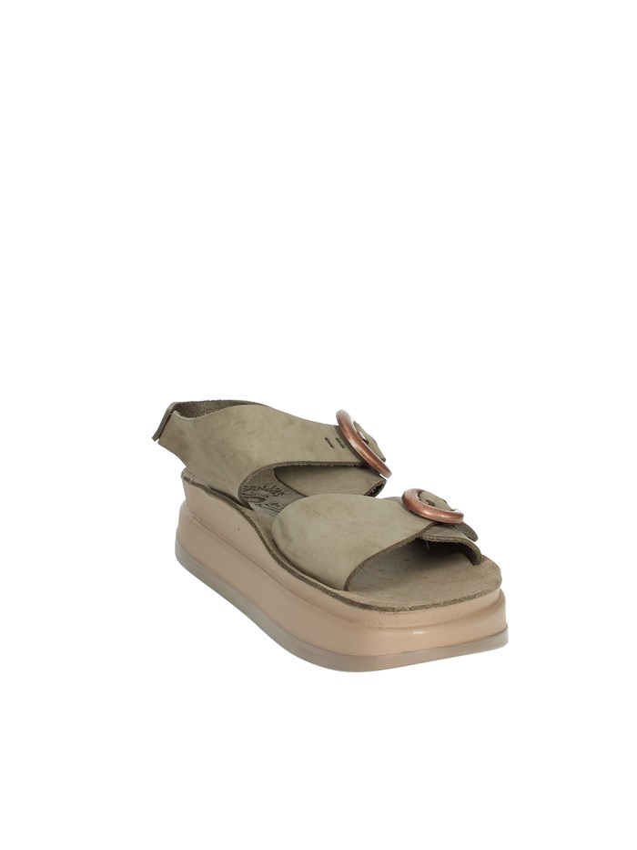 SANDALI CON ZEPPA S1110 JUNIA MARRONE