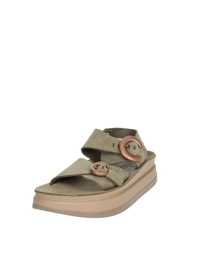 SANDALI CON ZEPPA S1110 JUNIA MARRONE