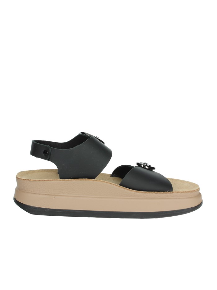 SANDALI CON ZEPPA S1110 JUNIA NERO