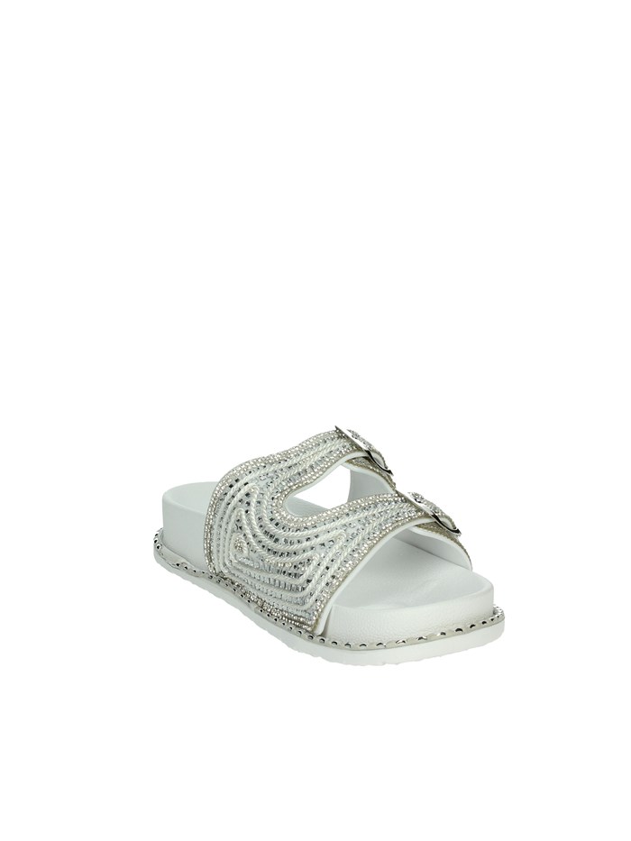CIABATTE BASSE SSW519N88 BIANCO