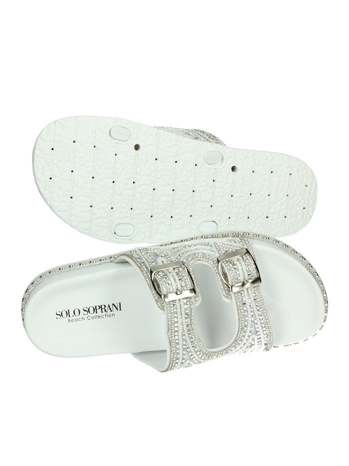 CIABATTE BASSE SSW519N88 BIANCO
