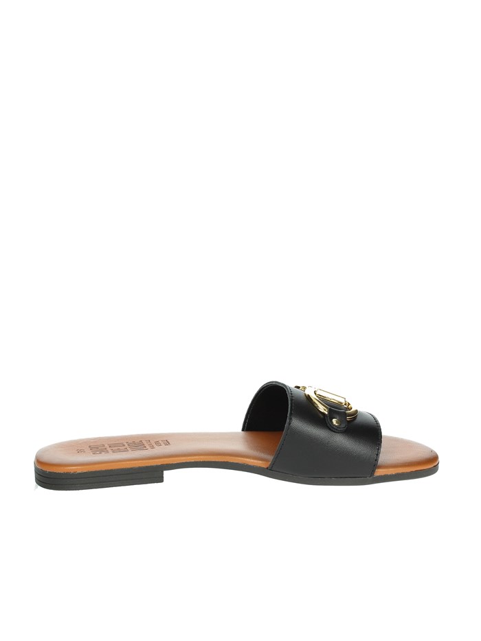 CIABATTE BASSE 16243 NERO