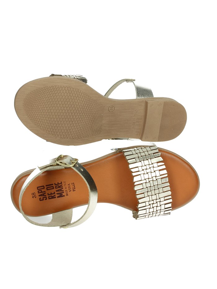 SANDALI BASSI 16528 PLATINO
