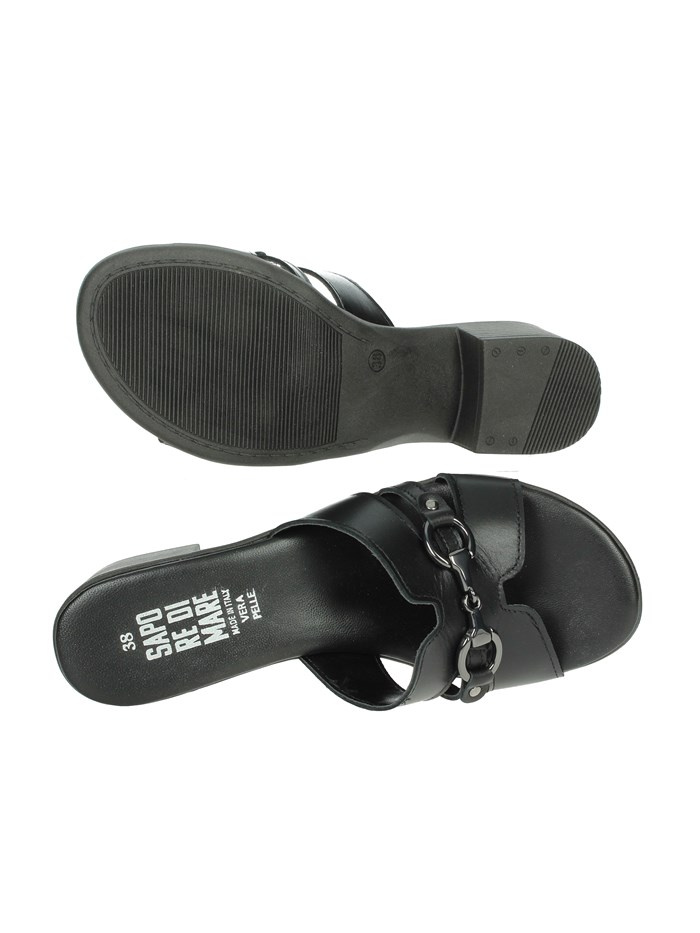 CIABATTE CON TACCO 16379 NERO