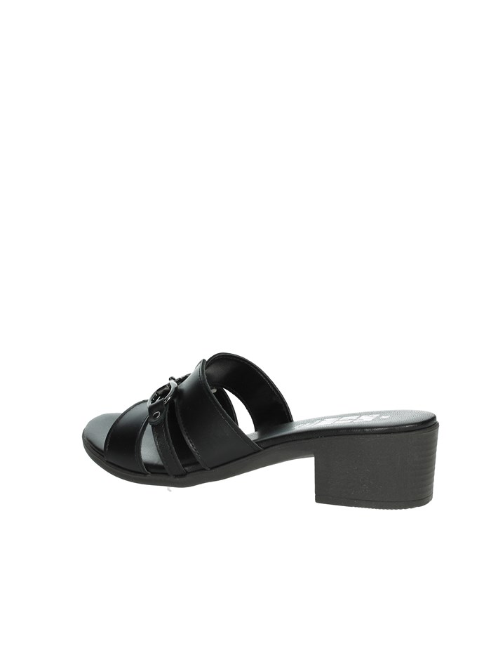 CIABATTE CON TACCO 16379 NERO