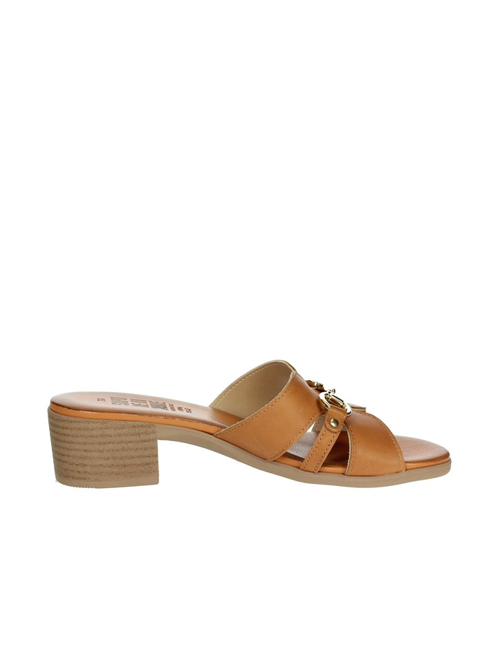 CIABATTE CON TACCO 16379 CUOIO