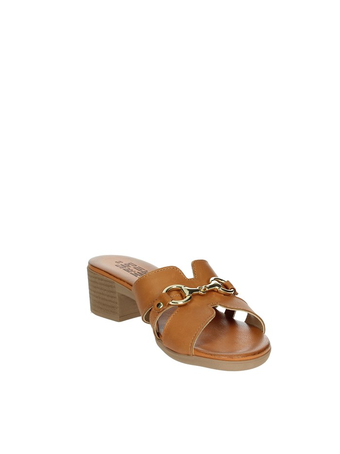CIABATTE CON TACCO 16379 CUOIO