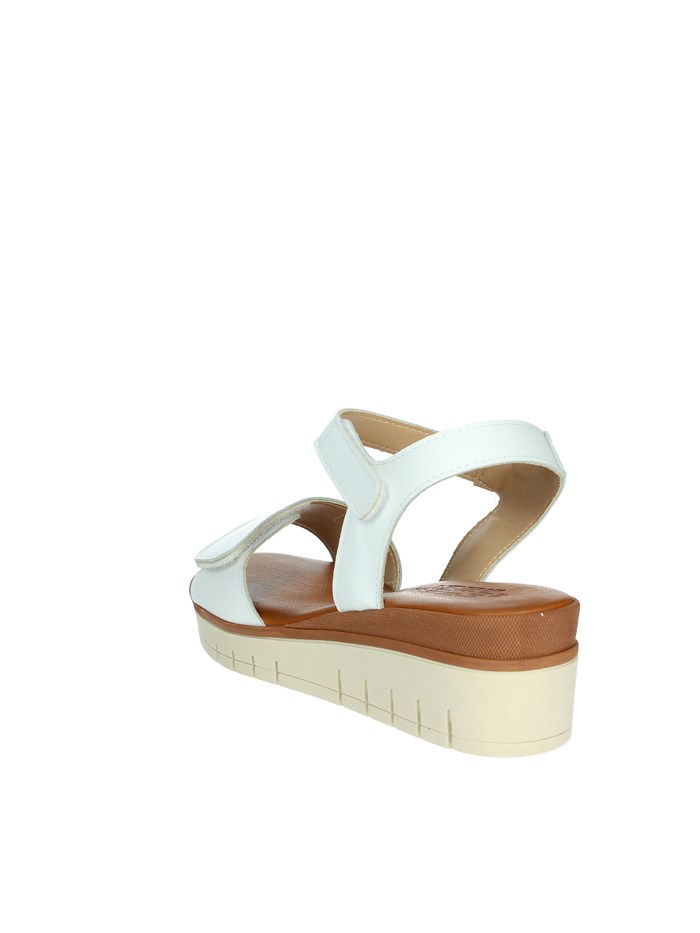 SANDALI CON ZEPPA 16552 BIANCO