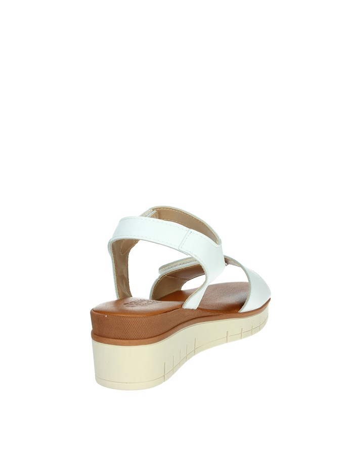 SANDALI CON ZEPPA 16552 BIANCO