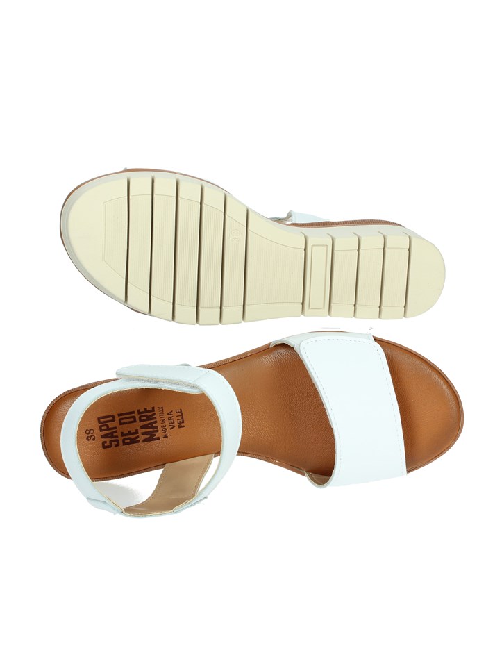 SANDALI CON ZEPPA 16552 BIANCO