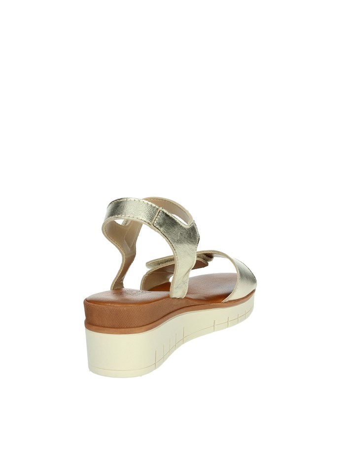 SANDALI CON ZEPPA 16552 PLATINO
