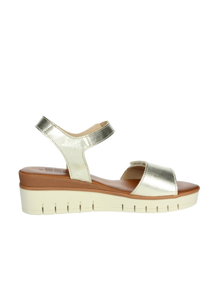SANDALI CON ZEPPA 16552 PLATINO