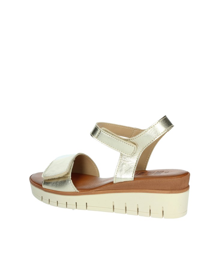 SANDALI CON ZEPPA 16552 PLATINO