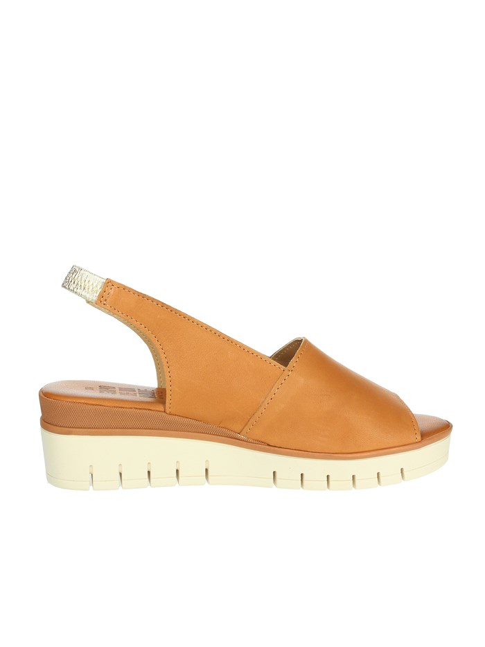 SANDALI CON ZEPPA 16490 CUOIO