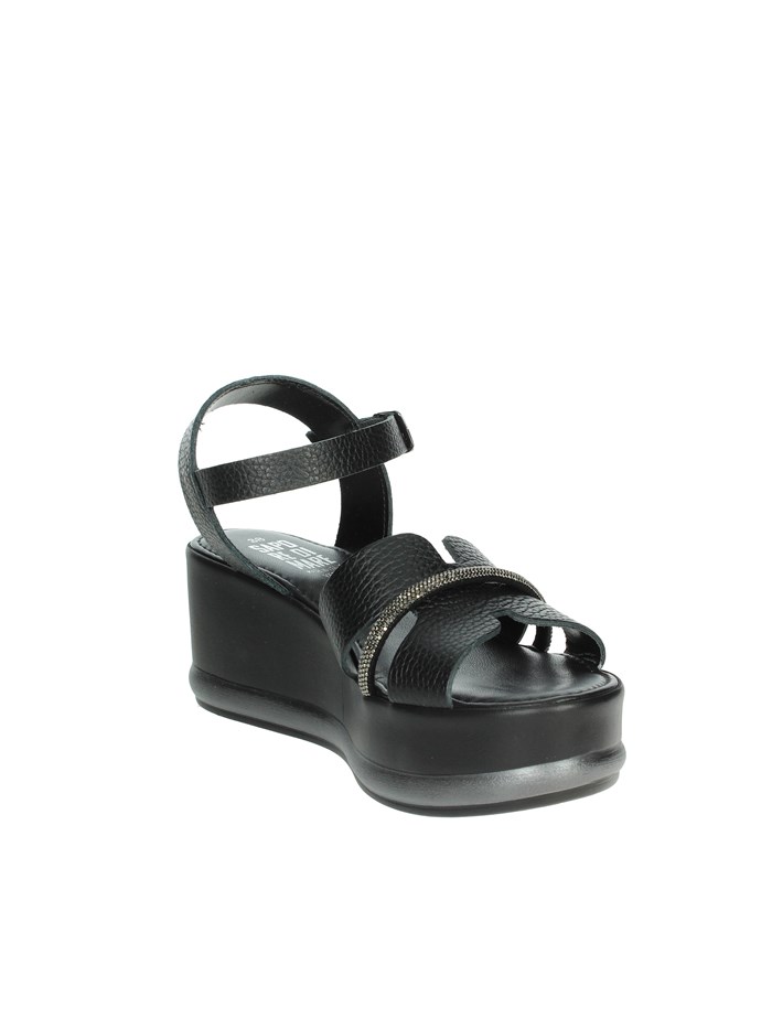 SANDALI CON ZEPPA 16467 NERO