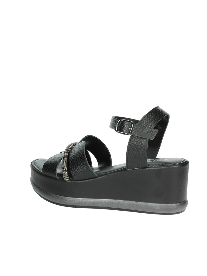 SANDALI CON ZEPPA 16467 NERO