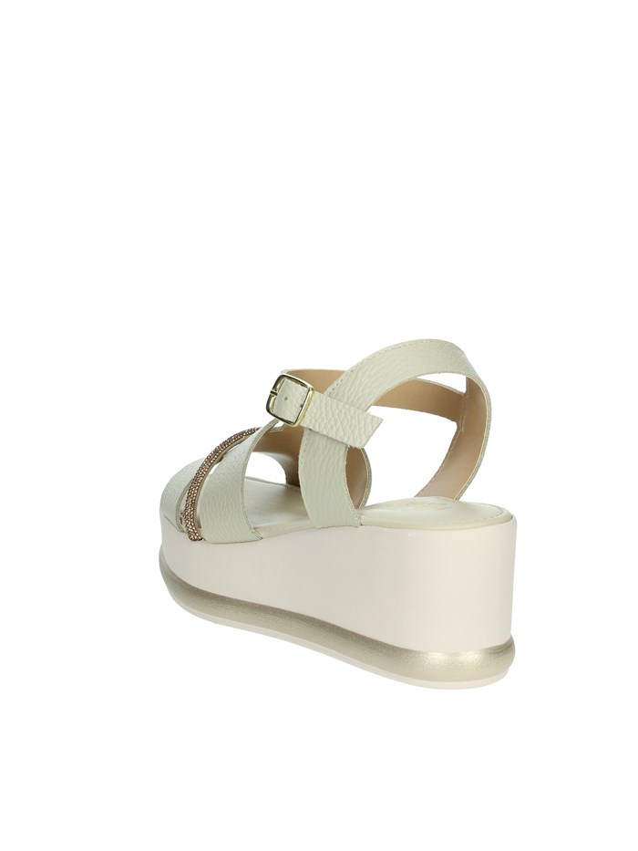 SANDALI CON ZEPPA 16467 BEIGE