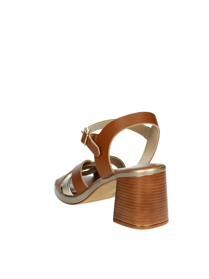 SANDALI CON TACCO 16408 CUOIO