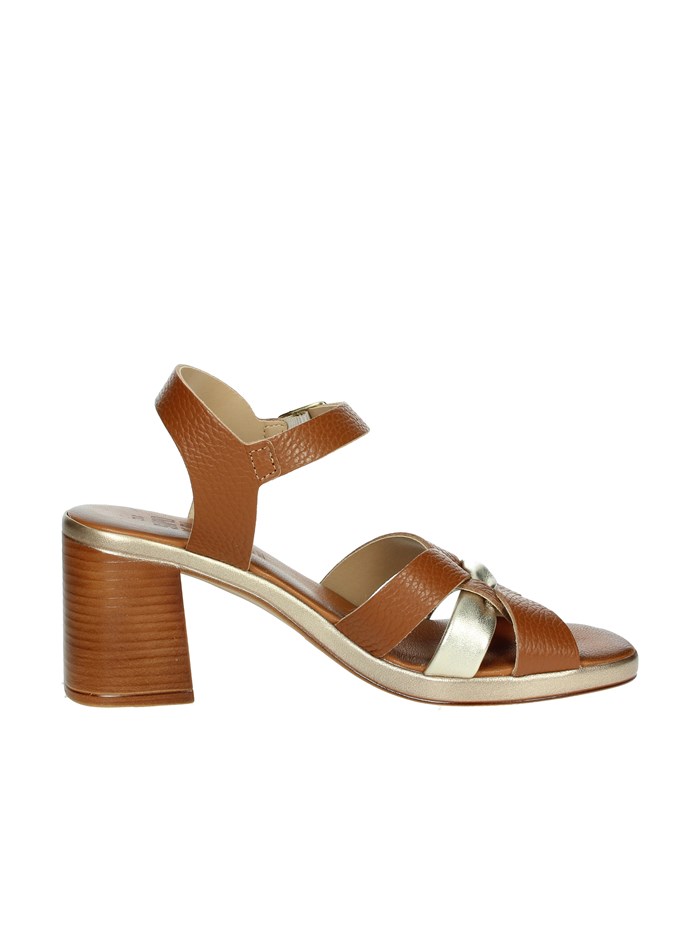 SANDALI CON TACCO 16408 CUOIO