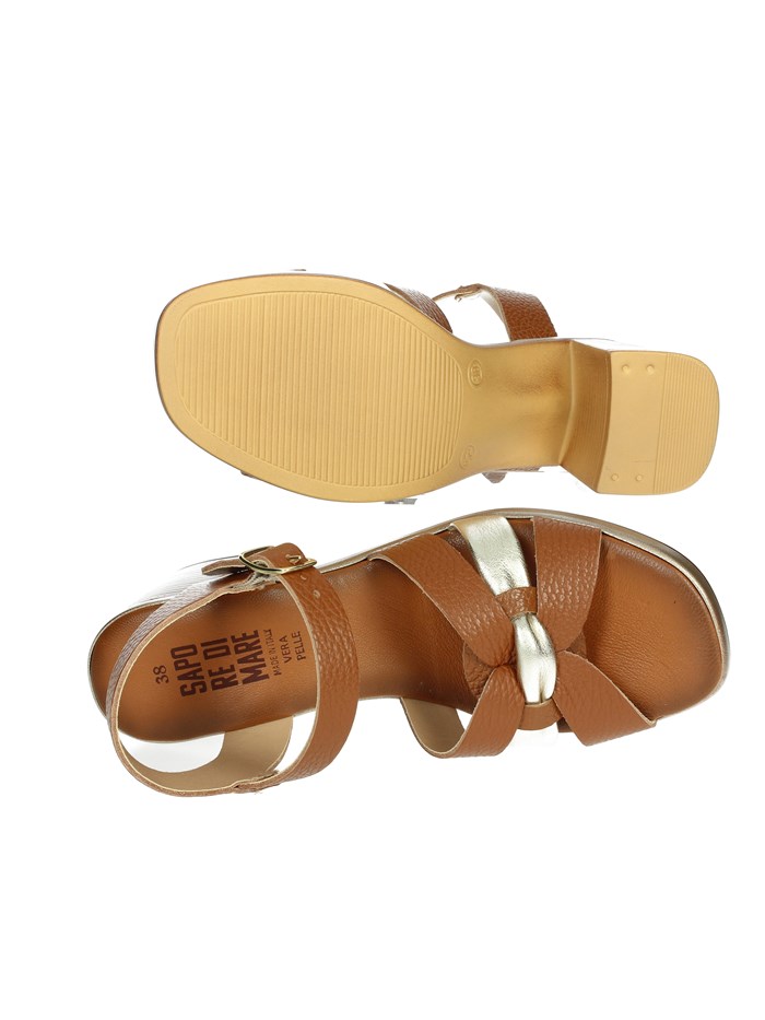 SANDALI CON TACCO 16408 CUOIO