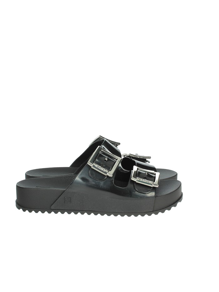 CIABATTE BASSE ZA.18063 NERO