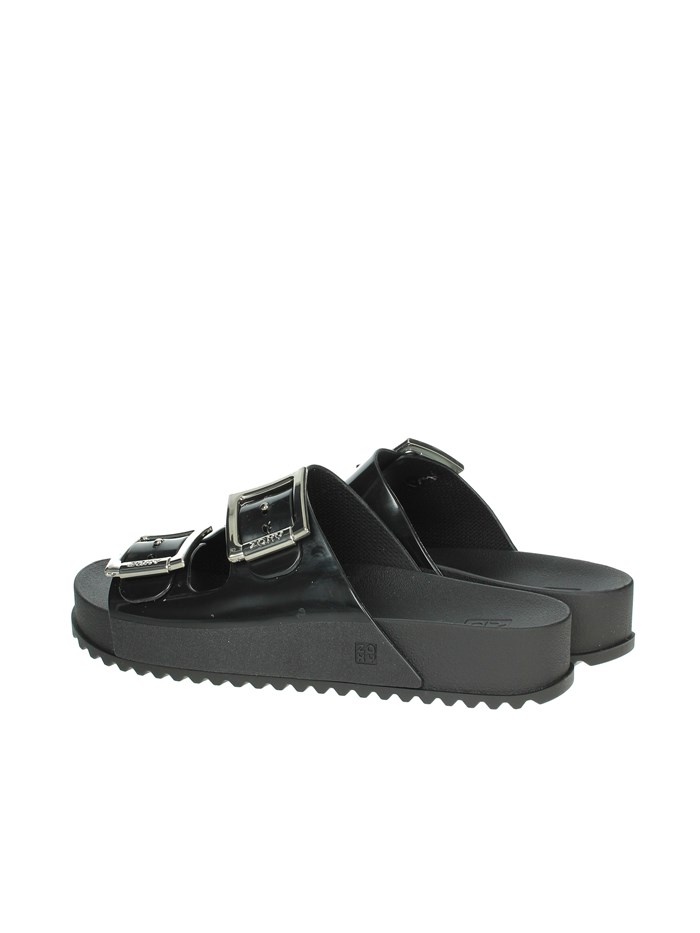 CIABATTE BASSE ZA.18063 NERO
