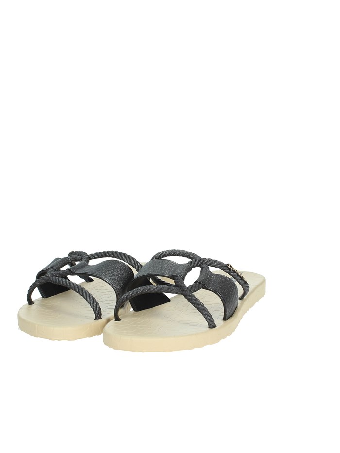 CIABATTE BASSE 27241 NERO/BEIGE