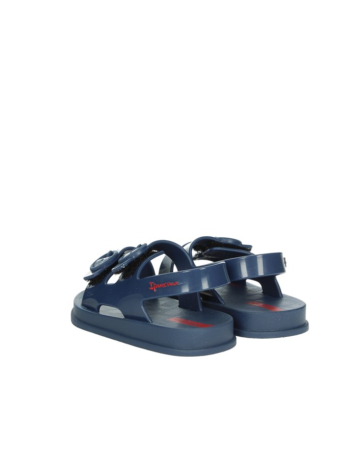 SANDALI BASSI 83588 BLU