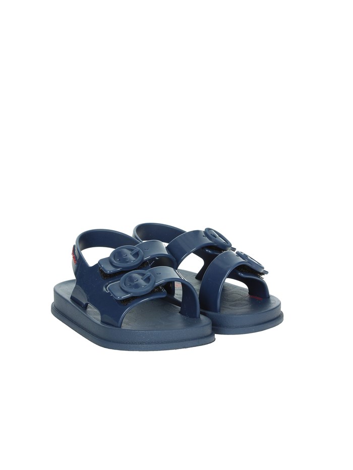 SANDALI BASSI 83588 BLU